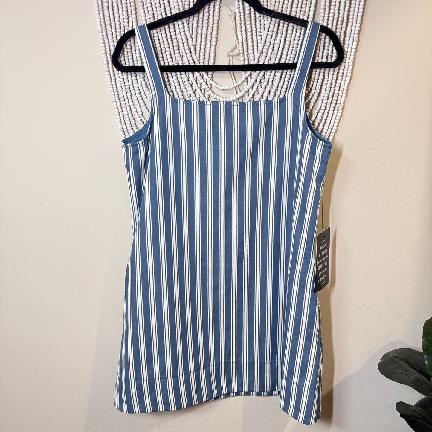 Tuckernuck NWT Pomander Place Lake Blue Stripe Stripe Cassie Dress S