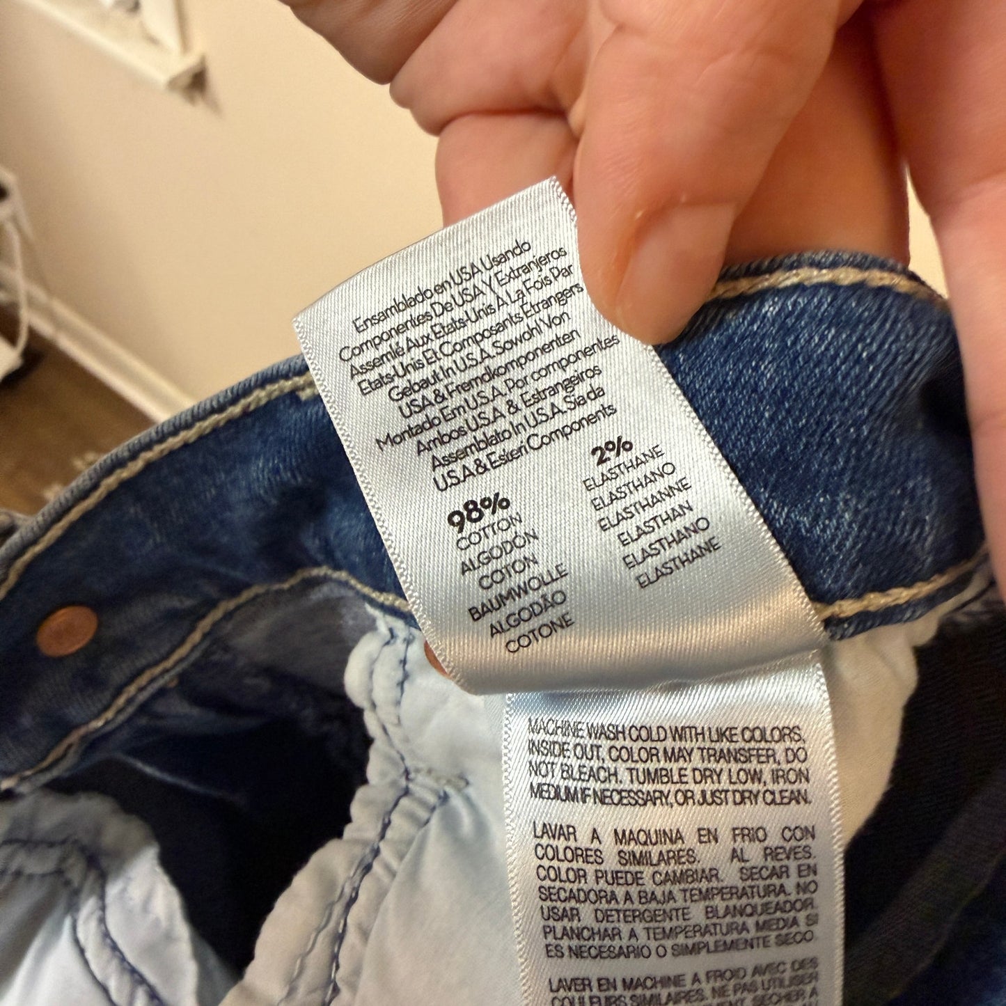 Mother Jeans The Mid Rise Dazzler Ankle Fray Nw Sheriff In Town 29
