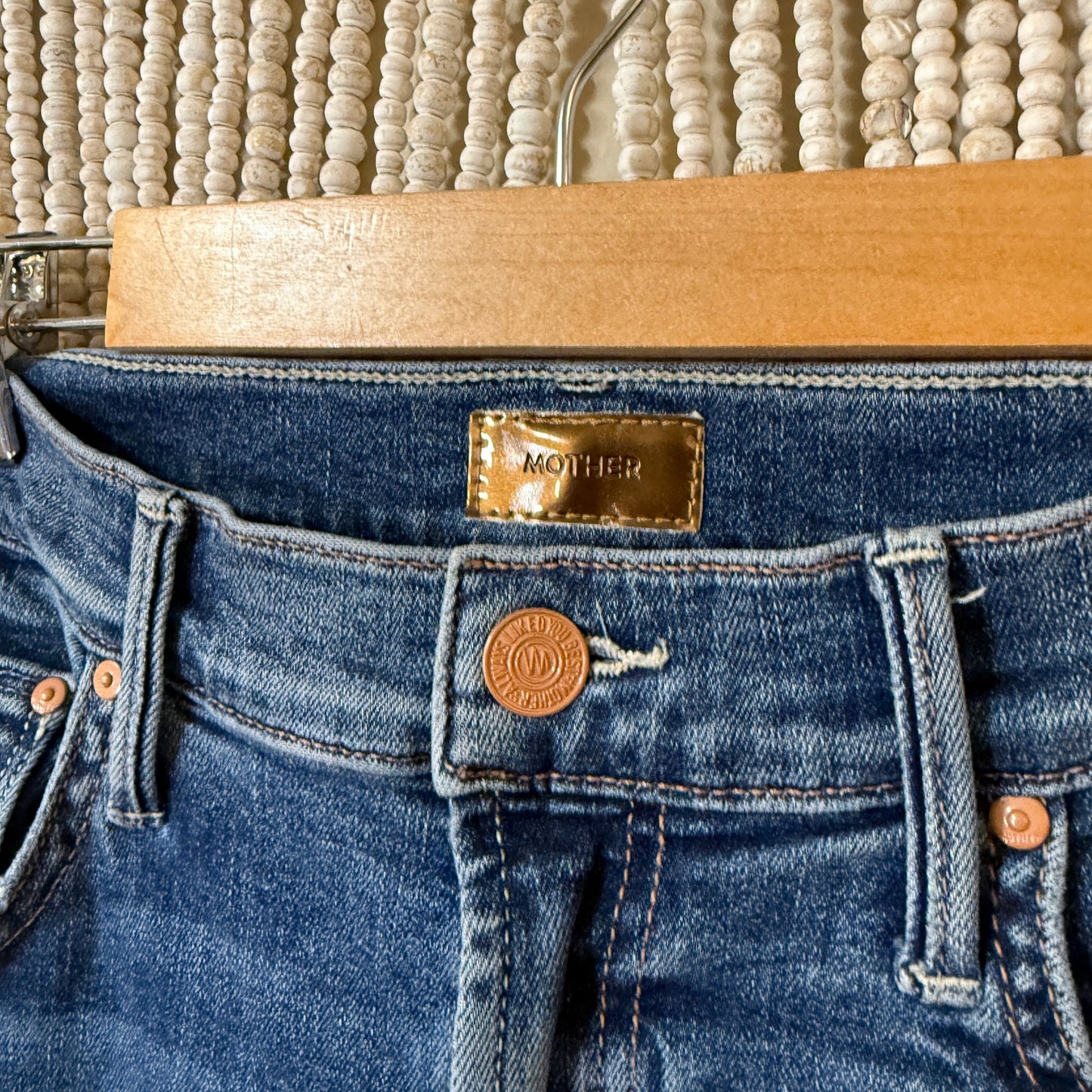Mother Insider Crop Step Chew Dancing On Coals Jeans 30