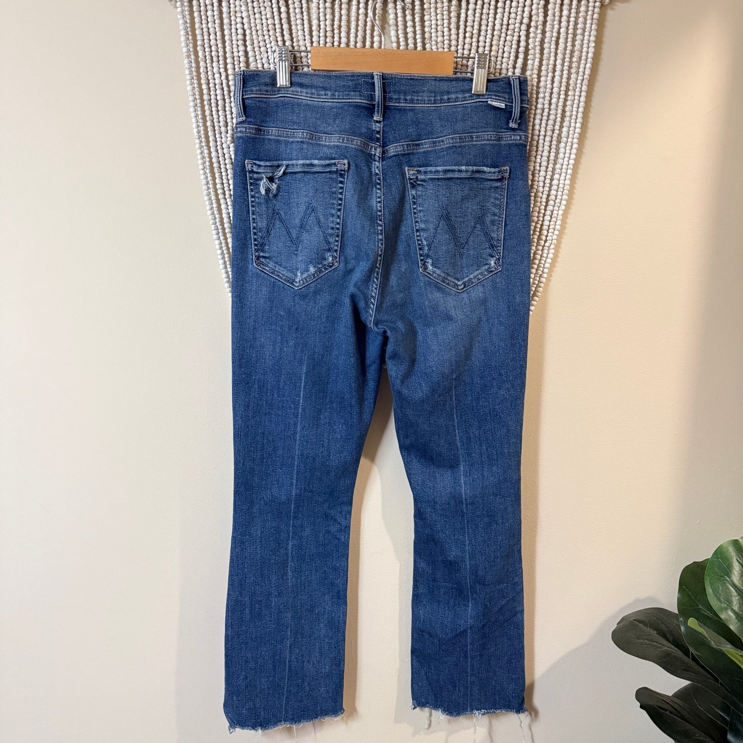 Mother Insider Crop Step Chew Dancing On Coals Jeans 30
