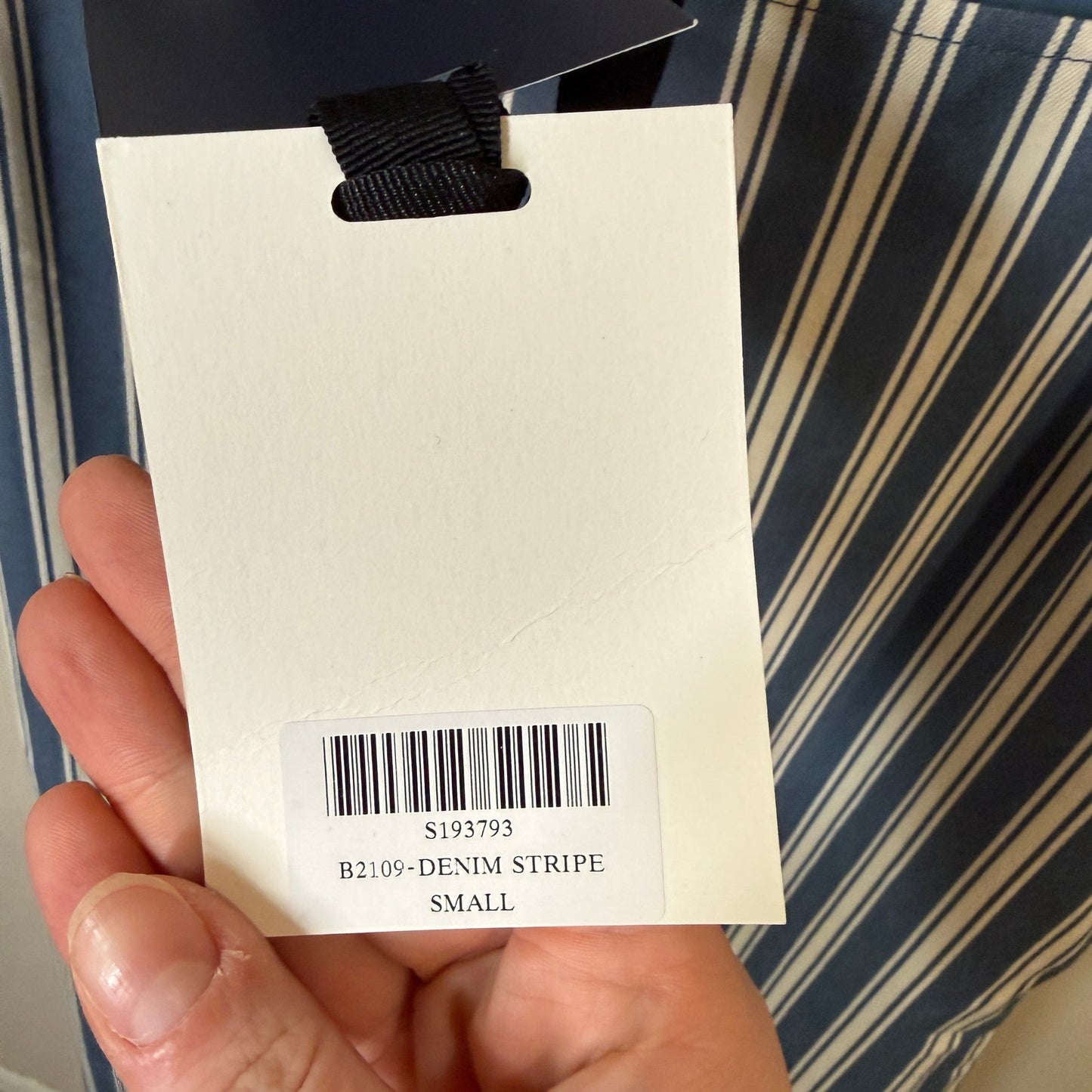 Tuckernuck NWT Pomander Place Lake Blue Stripe Stripe Cassie Dress S