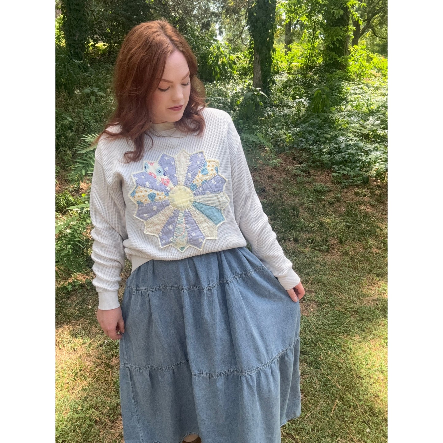 Dresden Daydream Sweatshirt in Perwinkle L/XL