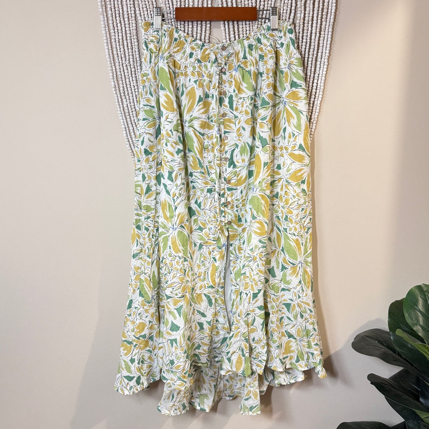 Wishlist Cotton Rayon Blend Midi Skirt M