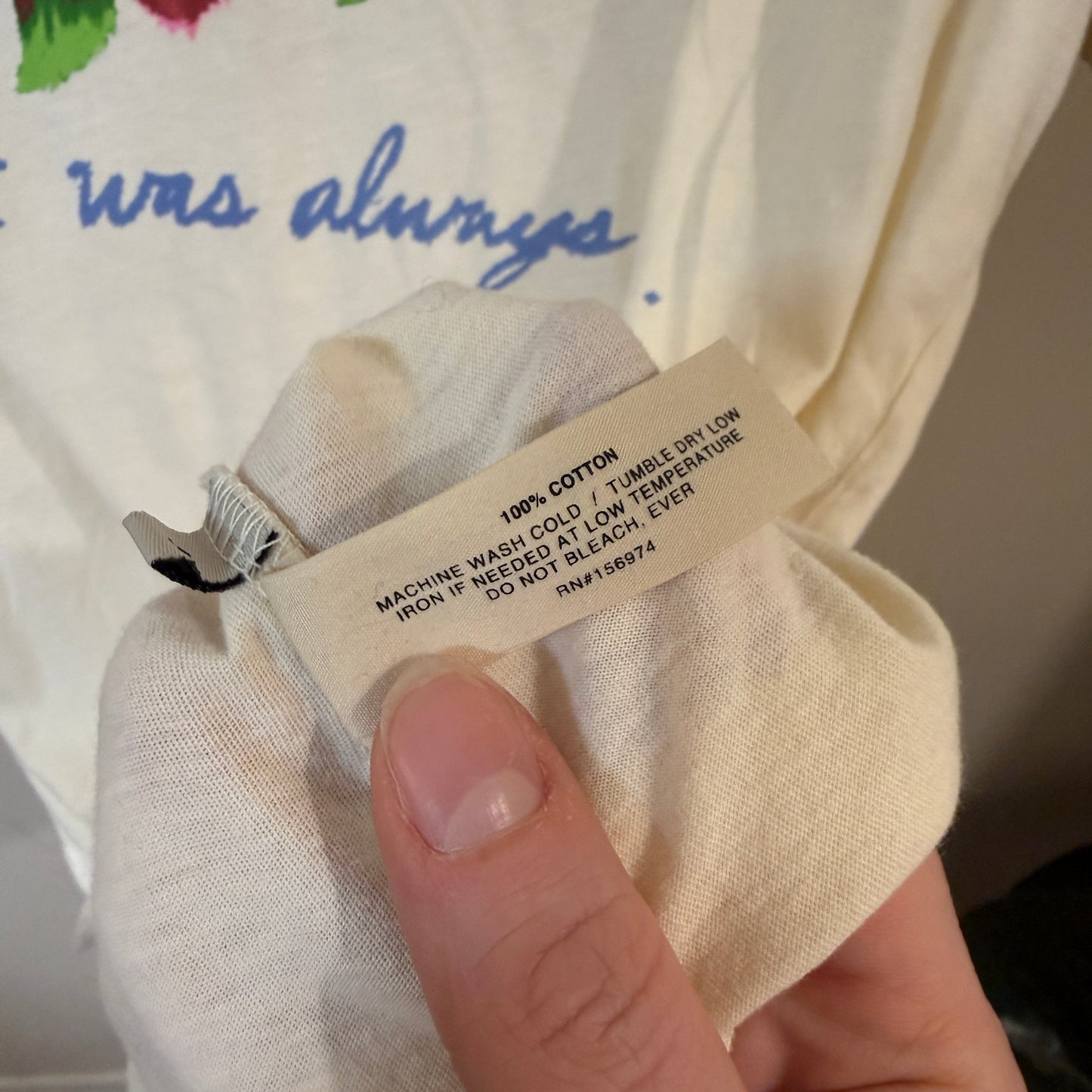 Imogene + Willie 100% Cotton It Was Always You Tee S