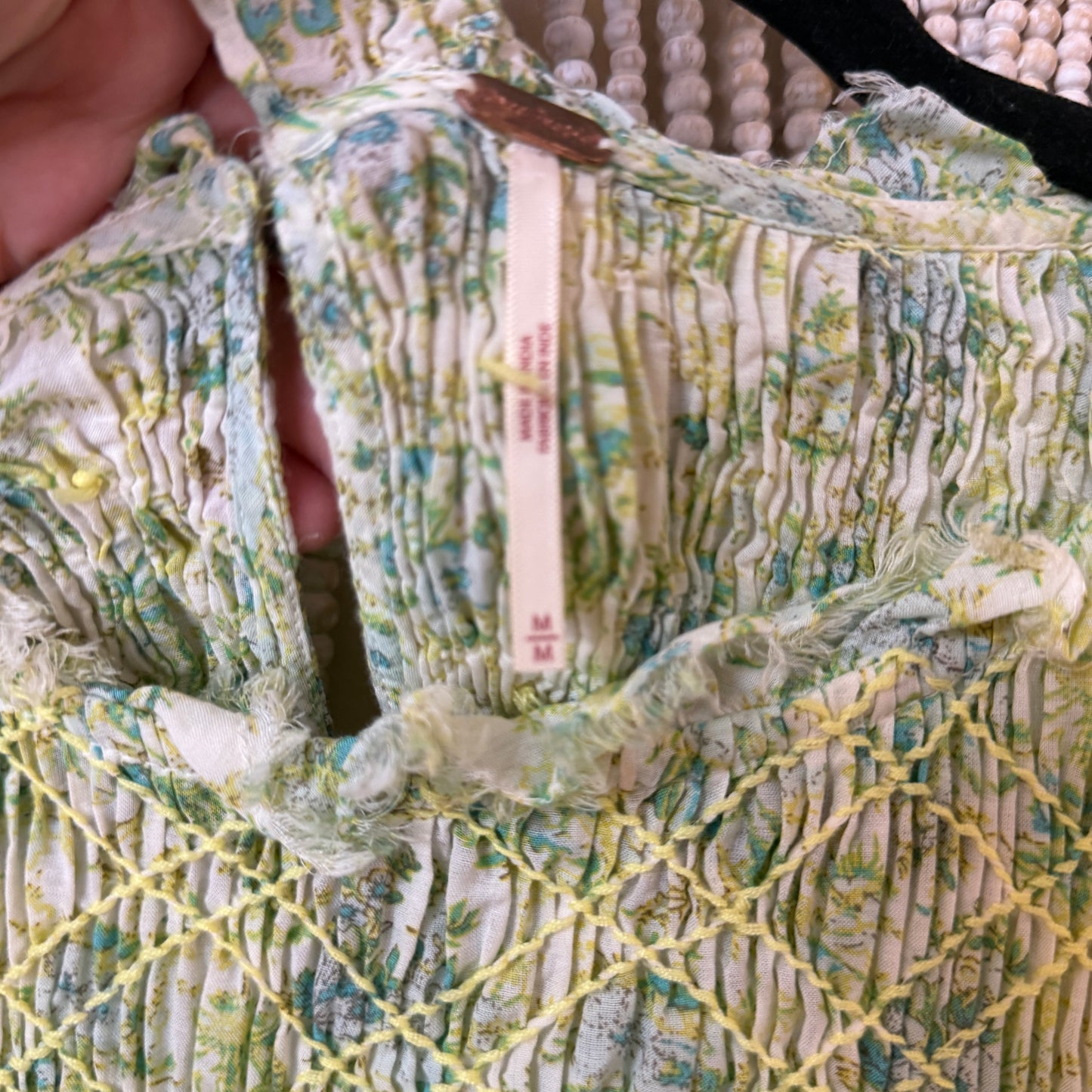 Free People Shea Print Mini Dress M