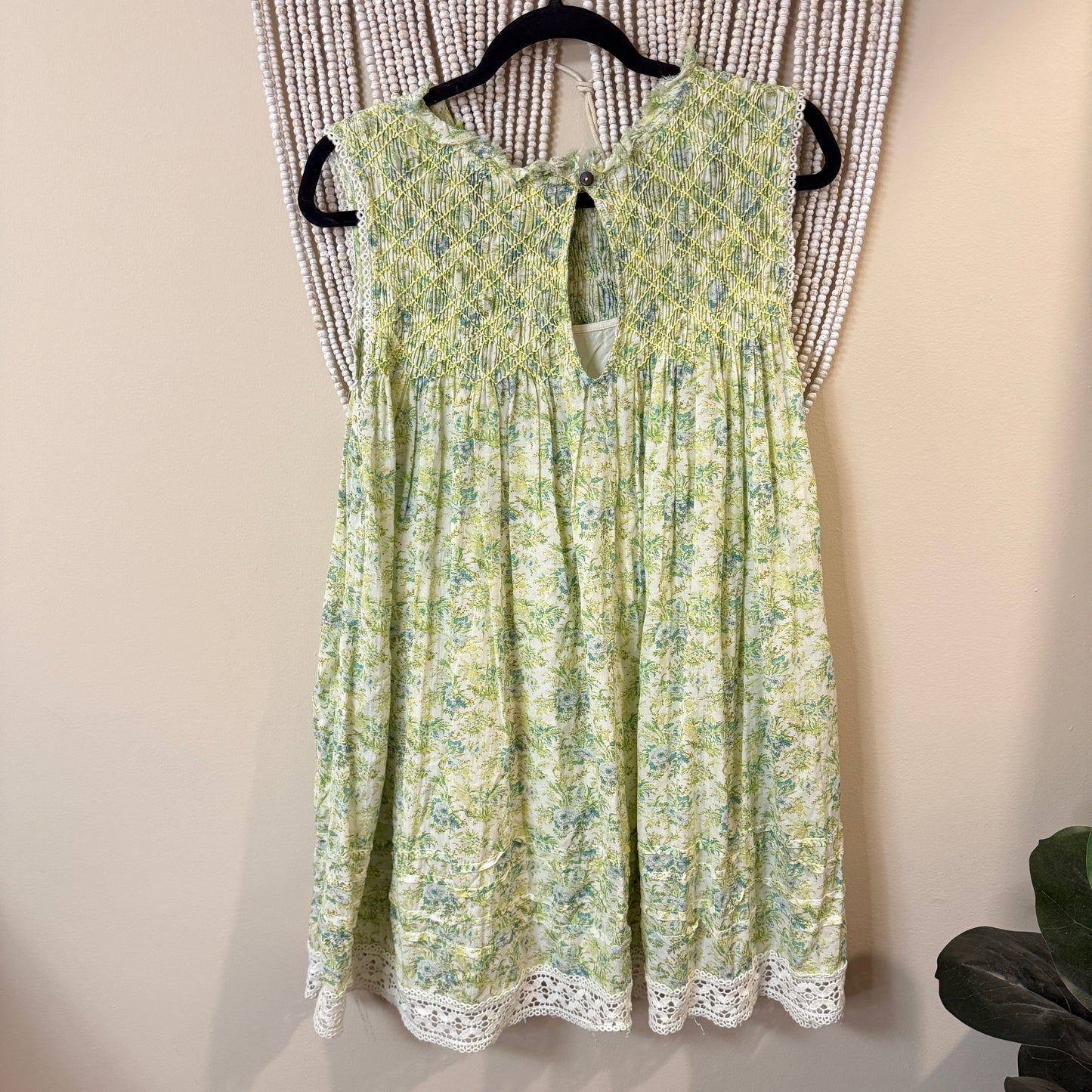 Free People Shea Print Mini Dress M
