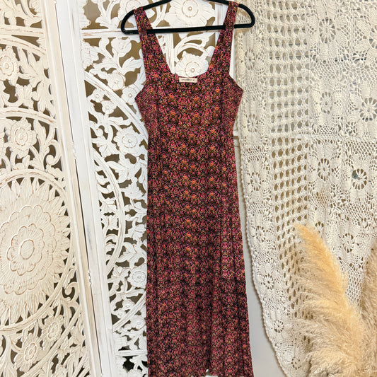 Natural Life Floral Wide Leg Jumpsuit M